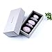 Banshren Rose Quartz 5 Piece Healing Crystals Set, 3 Rose Crystal Quartz Drilled Eggs in Graduated Sizes for Kegel Exercise or Vaginal Training (Small, Medium, Large) & 2 Worry Stones for Meditation