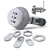 Combi-Cam Combinated Lock 7850R - Large Chrome Cam
