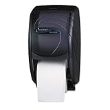 San Jamar Duett Toilet Tissue Dispenser, Black Pearl (SJMR3590TBK)