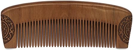 Wood Comb,Hair Care Cnti-static Massage Comb，Natural Peach Wood Made