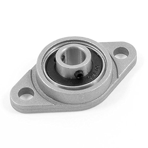 SODIAL(R) KFL08 8mm Mounted Block Cast Housing Self-aligning Pillow Bearing
