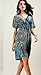 Shawhuaa Womens Sexy V-Neck Vintage Summer Tunic Beach Dress Medium Blue