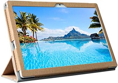 YGoal Case For AOYODKG A38, Premium PU leather Stand with Multi-angle Business Folio Case Cover For AOYODKG 10 Inch A38, Gold - Image 4