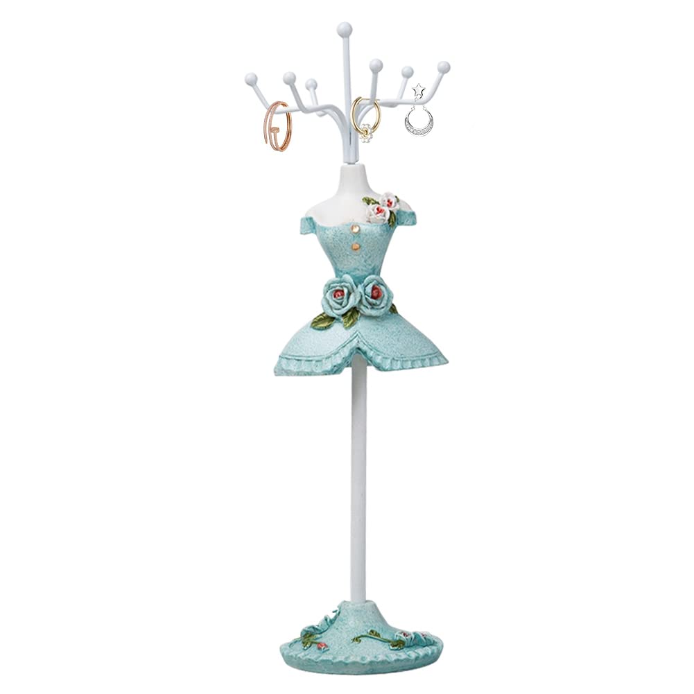 Jenngaoo Hanging Jewelry Organizer, Dress Display Stand Jewelry Tree, Earrings Rack Necklace Holder Decoration Supplies for Home Shop Salon(3)