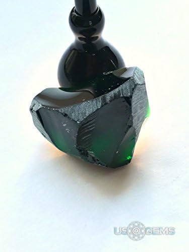 Emerald #A 2486. Rough 115 gr. Nanosital Created Gemstone. US@GEMS