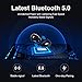 Bluetooth Earbud, Bluetooth 5.0 Wireless Earbuds with 36H Charging Case Invisible Earphones for Stereo Hi-Fi Sound with Mic