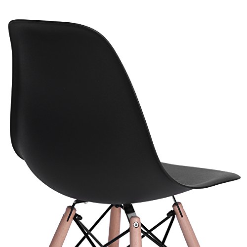 Dining Chair Mid Century Modern Style White Eames Dining Chair Seat