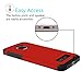 Moto Z Play Case, Venoro [Shockproof] Slim Hybrid Dual Layer Armor Defender Rugged Protective Case Cover for Motorola Moto Z Play/Moto Z Play Droid (Red)