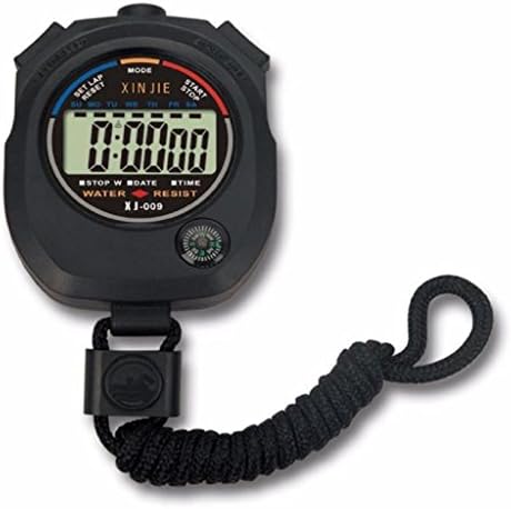 Tosangn Waterproof Digital LCD Stopwatch Chronograph Timer Counter Sports Alarm