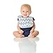 Bumkins Waterproof Starter Bib, Gray Chevron (4-9 Months)