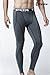 TSLA Men's Compression Pants - Cool Dry Athletic Sports Workout Running Tights Leggings Baselayer, Compression Zero Pants Grey, Large