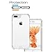 iPhone 7 Plus Case Clear, iPhone 8 Plus Case, Pajuva PC+TPU Transparent Case Thin for iPhone 7/8 Plus Crystal Clear Case with Bumper (Clear)