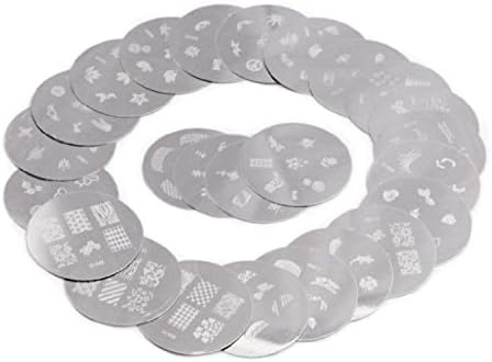 CHENGYIDA 30 Styles Nail Art Image Stamp Stamping Plates Manicure Polish Templates Metal Steel Stencil Polish Accessories Tools