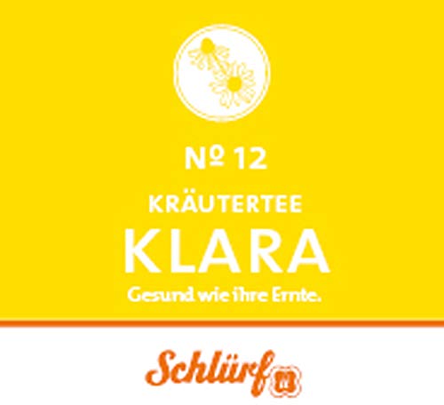 Schlürf Kräutertee "Klara" No. 12, Tüüten Bio-Kräutertee mit Kamille und Vanille, 25 Pyramidenteebeutel zum Wiederbefüllen, 42,5g (25 x 1,7g) – Bild 4