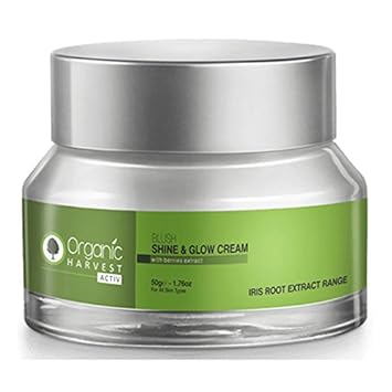 organic harvest shine and glow cream