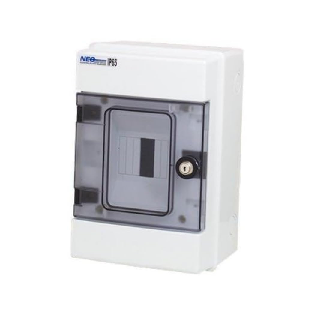 Wet Room Small Distribution Box with Lock RH 4/Z IP65 AP 4439