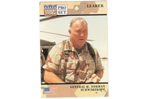 AUTOGRAPH WAREHOUSE General H Norman Schwarzkopf trading card 1991 Pro Set Desert Storm #89