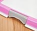 IRIS USA Pee Pad Holder, Small Puppy Pad Holder, Secured Latches, Non-Skid Rubber Feet, High Polish Finish for Easy Cleaning, Leak Protection Indoor Potty Tray, Fits 14