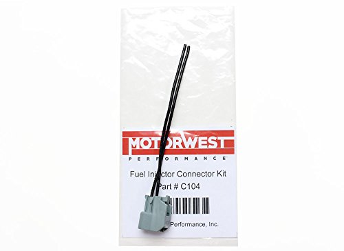 MotorWest Performance C104 - EV6 Fuel Injector Connector With Attached Pigtail