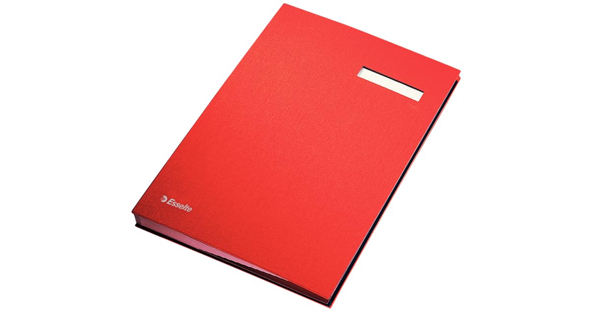 Esselte 621062 Signature Book - Red