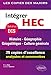 Intégrer HEC : ECS Histoire Géographie Géopolitique Culture générale by 