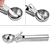 UMS Ice Cream Scoop Stainless Steel With Trigger Spoons Easy Trigger Cookie Dough and WaterMelon Scoop