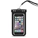 Aie Universal Waterproof Case/Bag for Samsung Galaxy S6 and Iphone 6/6 Plus up to 6.0" diagonal, Best Water Proof, Dust Dirt Proof, Snowproof Pouch, Black