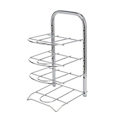 Height Adjustable Pan Pot Organizer Rack