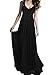 SYLVIEY Women's Vintage Lace V Neck Sleeveless Maxi Bridesmaid Evening Dress