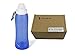 RockBirds S3 Collapsible Water Bottle, BPA-Free, FDA Approved Foldable Silicone Sports Water Bottle17Oz Blue