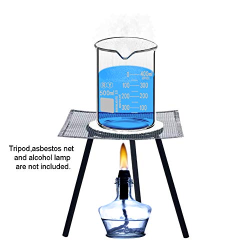 Glass Beakers 500ml Borosilicate Graduated Measuring Low Form Beaker - Thumbnail 4