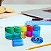 HILELIFE Pencil Sharpener - 6 Pack Pencil Sharpener Manual, Number 2 Pencils Drawing Pencils Colored Pencil Sharpeners 2 Holes Hand Held Pencil Sharpener for Kids