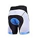 beroy Men's Comfortable Bicycle Cycling Pants, 3D Padded Bike Shorts Blue 2XL