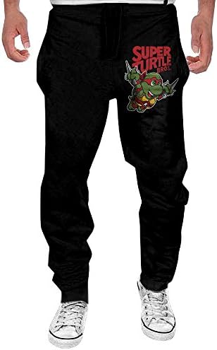 KSLFIHAN Mens Super Turtle Bros Raph Fashion Sport Cotton Sweatpants X-Large