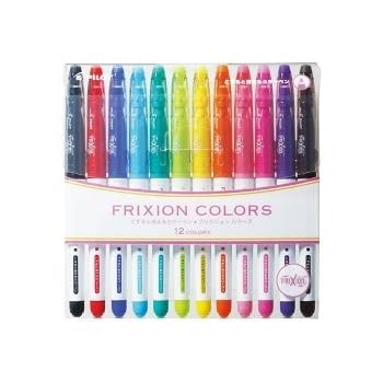 Download Amazon.com : Pilot Frixion Colors Erasable Marker - 12 Color set /Value set Which Attached the ...
