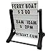 SmartSign Standard Swinger Changing Message Sidewalk Sign and Letter Kit
