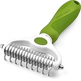 Undercoat Rake for Dogs & Cats - Double Sided Comb