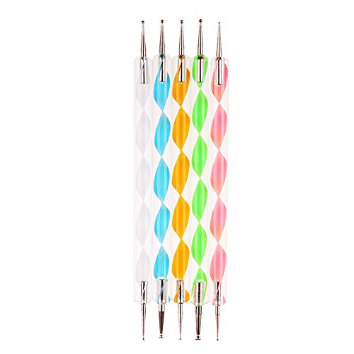 Jocestsyle 20 Pcs Nail Art Design Painting Dotting Drawing Pen Brushes Nail DecorationTool Kit Set