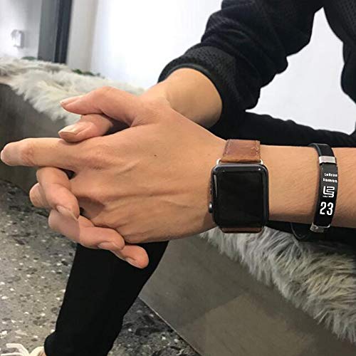 fanwenfeng Basketball Player Star Inspirational Personal Logo Adjustable Wristbands Power Balance Sport Silicone Bracelet 2 Pcs (Kobe)
