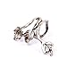 1pcs Vintage Alloy Earrings Stud Leaf Design Earring Ear Cuff Wrap Clip Ear Ring Bronze