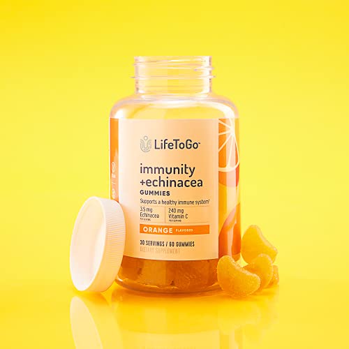 Vitamin C and Echinacea Gummies from LifeToGo Orange Flavored