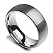 King Will TYRE 8mm Domed Matte Finish Tungsten Carbide Ring Wedding Band Comfort Fit