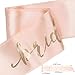 Rose Gold Bachelorette Party Decorations Kit, Konsait Bridal Shower Favor Supplies Gift Hen Party Bachelorette Accessories| Metal Rhinestone Tiara | Bride to Be Sash Metallic Team Bride Tattoos