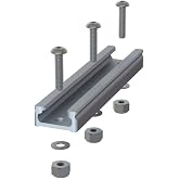 YakAttack GTTL90 GearTrac 4", Aluminum Top Loading Kayak Track | 4" x 0.9" | Anodized Aluminum | Top Loading | Stainless Hardware | Medium Duty Kayak Accessory Mounting Rail