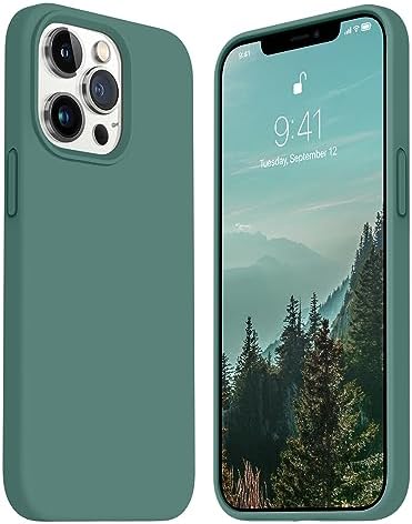 JELE Shockproof Designed for iPhone 13 Pro Case, Liquid Silicone