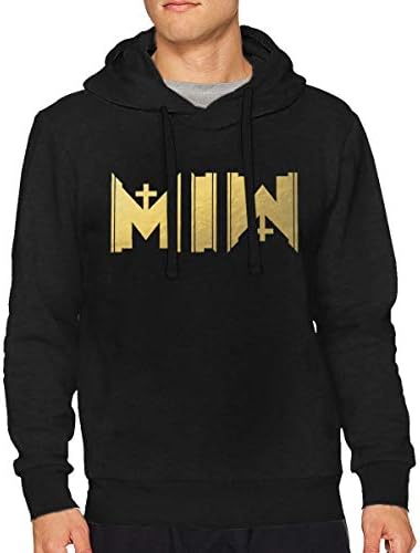 Men's Motionless in White Music Band Long Sleeve Loose Hooded Style Pullover