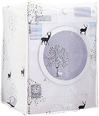 Gloriest Waterproof and Dustproof Washing Machine Cover Zippered Front Load Cover