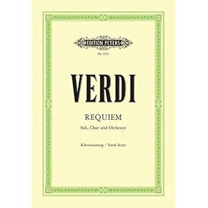 Missa da Requiem: für 4 Solostimmen, Chor und Orchester (Klavierauszug)
