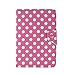 Aokdis Universal Polka Dot Leather Stand Case Cover For Android Tablet PC 7 inch (hot pink)