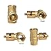 Onlyfire 1/2 Inch Straight Gas Key Valve Kit for Fire Pit Fireplace, Polished Chrome Flange and 3 Inch Key